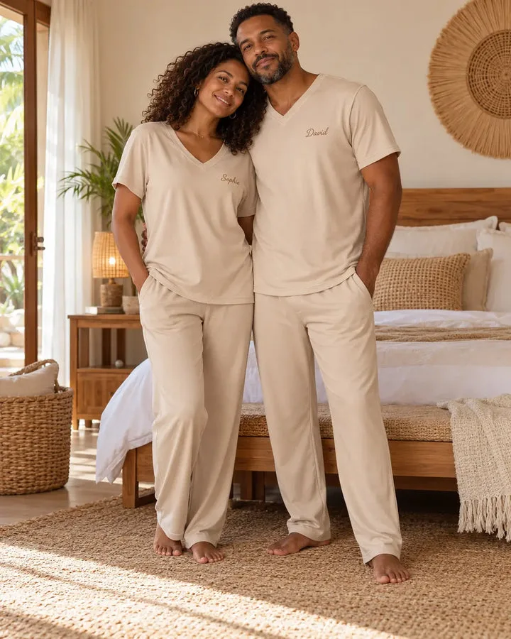 Pyjama couple – Sable Naturel