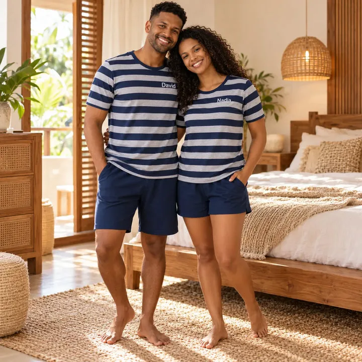 Pyjama couple – Marin & Sourire