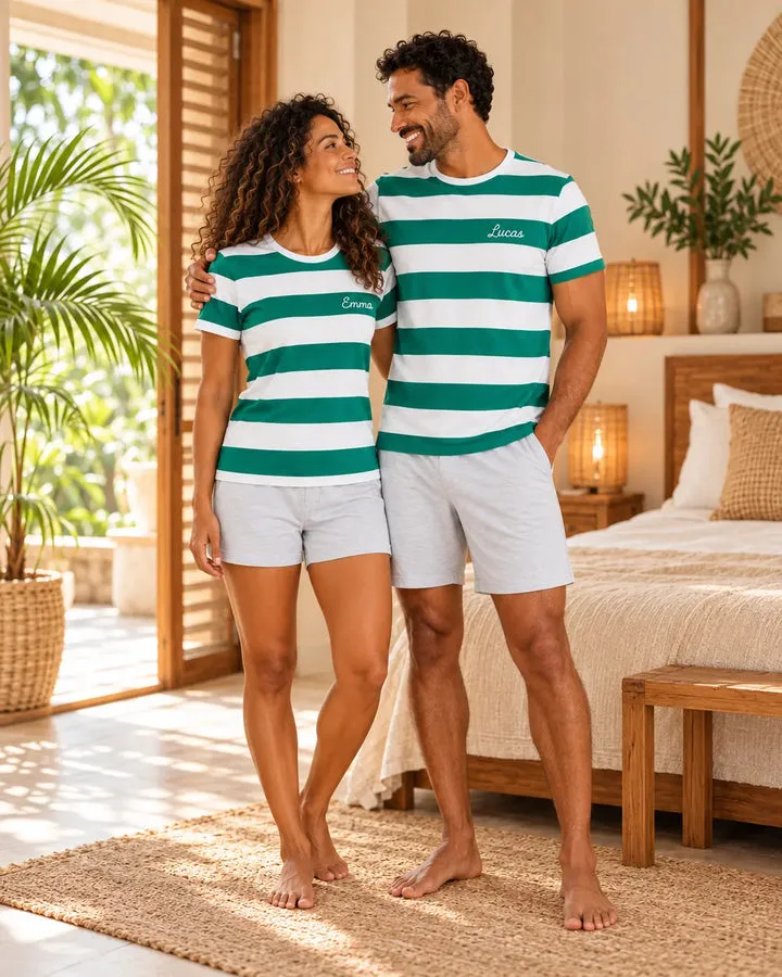 Pyjama couple – Jardin Anglais