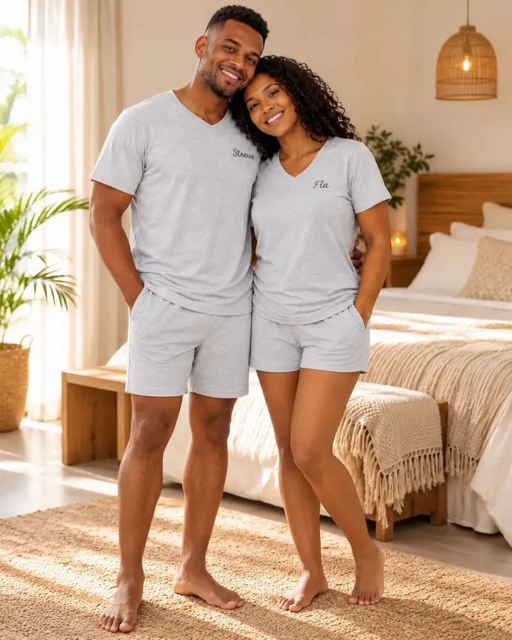 Pyjama couple – Gris Signature