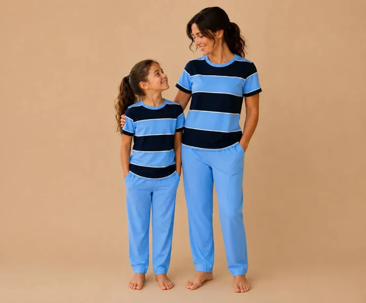Pyjama mère-fille – Évasion Marine