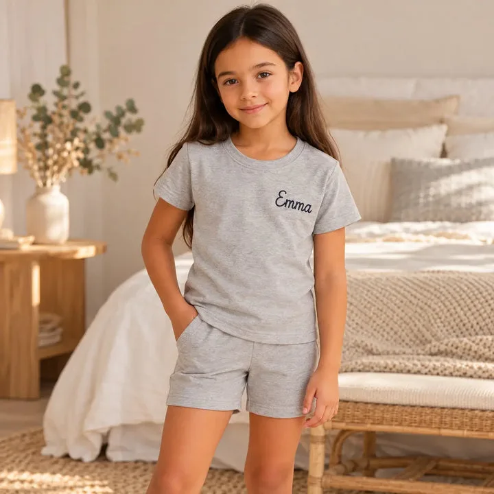 Pyjama fille – Gris Signature
