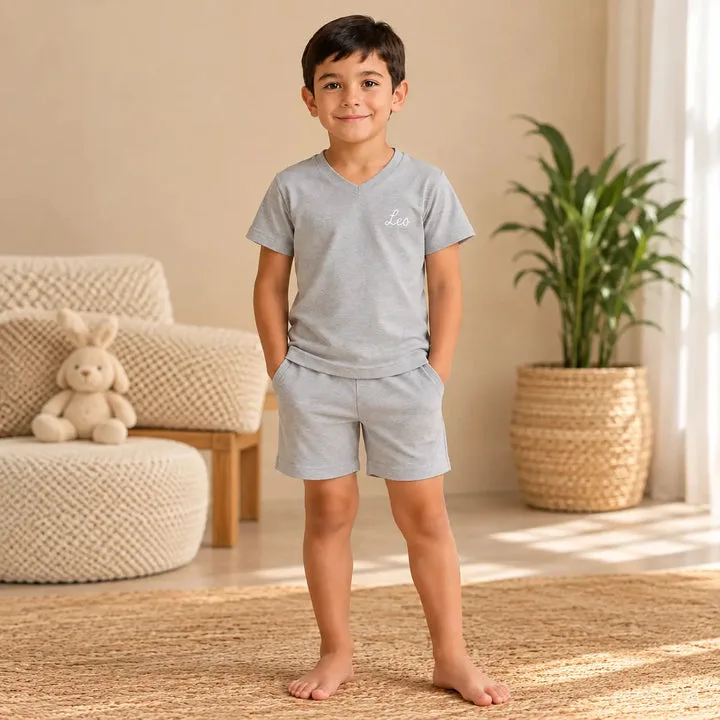 Pyjama garçon – Gris Signature
